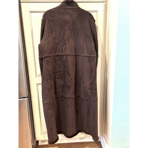 Centigrade Outerwear Brown Faux Suede Vintage Penny Lane Style  Coat - Picture 8 of 8